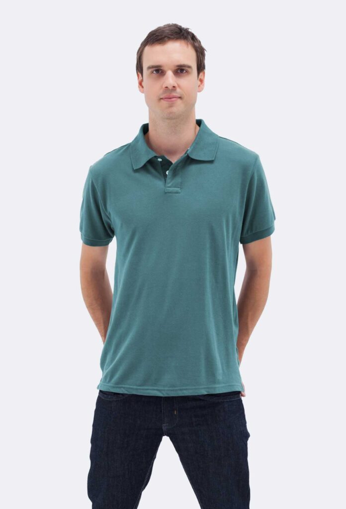 Polo Neck Short Sleeve Pike Men's T-shirt - Image 2